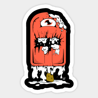 Screamsicle Sticker